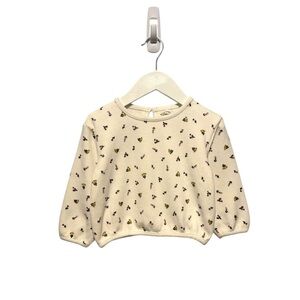 ⭐️ 5/$30 Rise Little Earthling Floral Sweater size 9-12 Months
